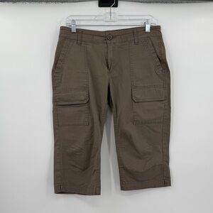 Prana capri pants brown 8